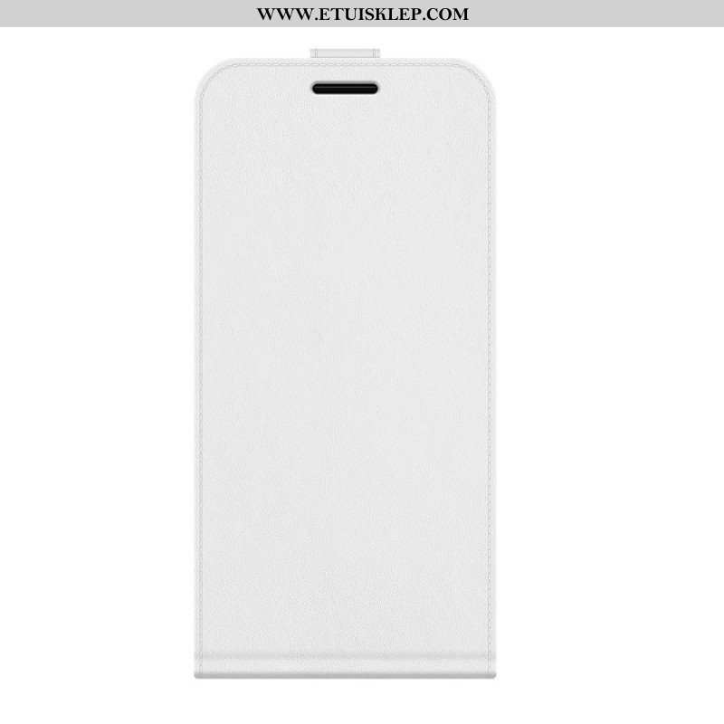 Etui Folio do Samsung Galaxy S22 5G Skórzany Futerał Pionowa Klapa Z Efektem Skóry
